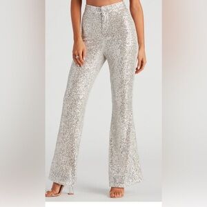Windsor high waisted sequin pants